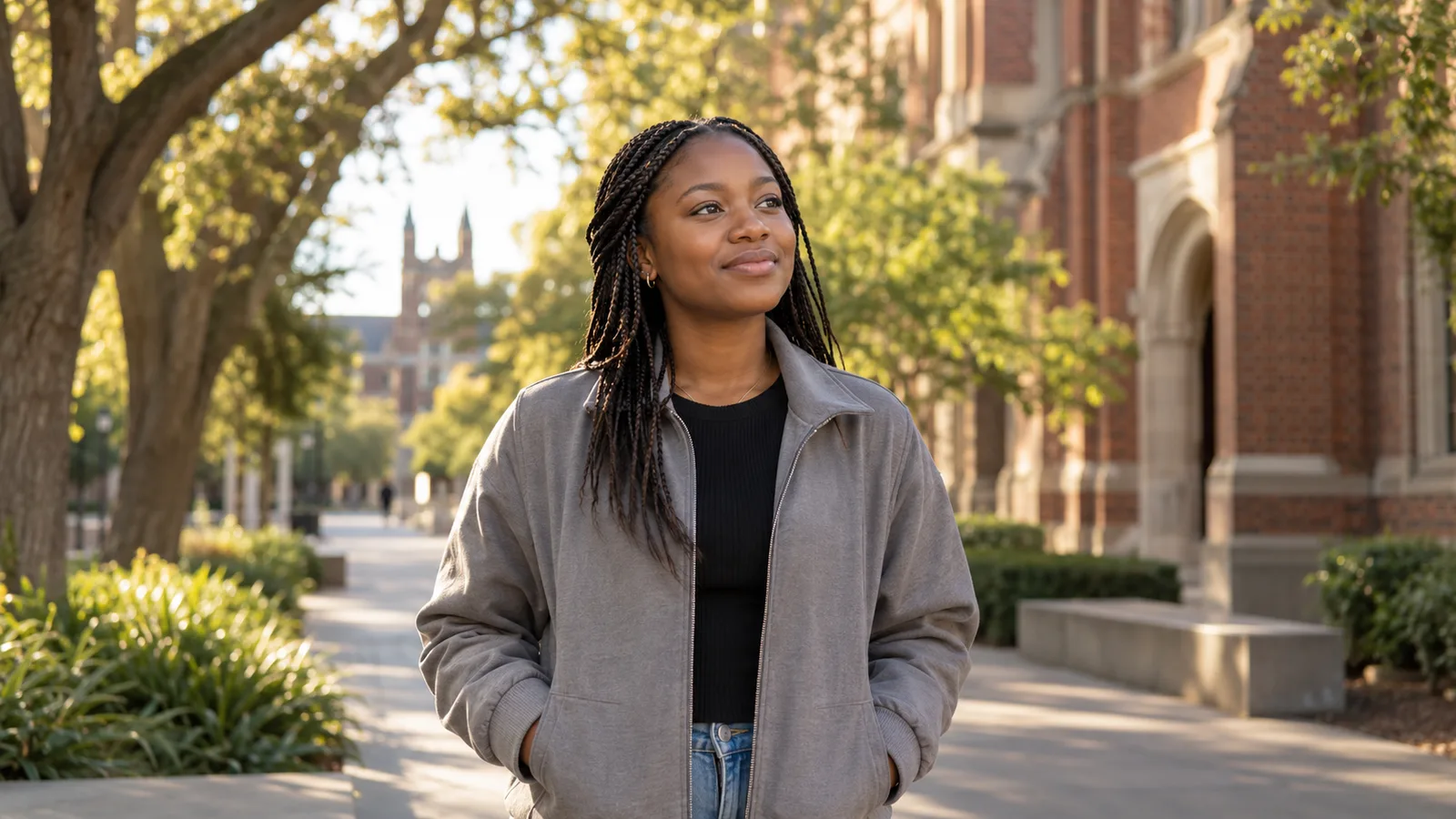 A South African graduate considers future career opportunities near a Melbourne university.
